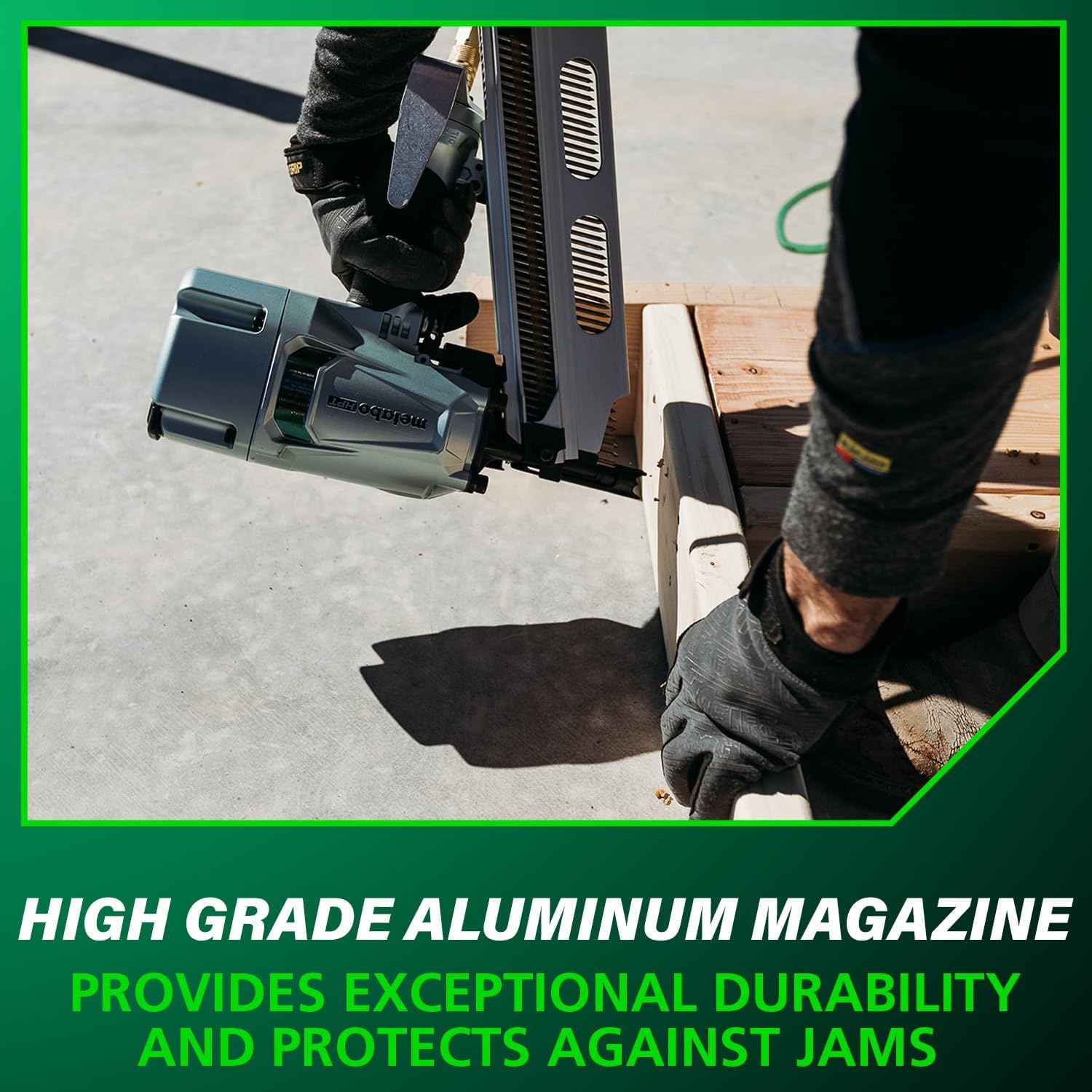 Metabo HPT Framing Nailer | High Grade Aluminum Magazine | Pneumatic | Framing Nails 2-Inch to 3-1/4-Inch | Rafter Hook | NR83A5(S1)(NR83A5(S1) Only)