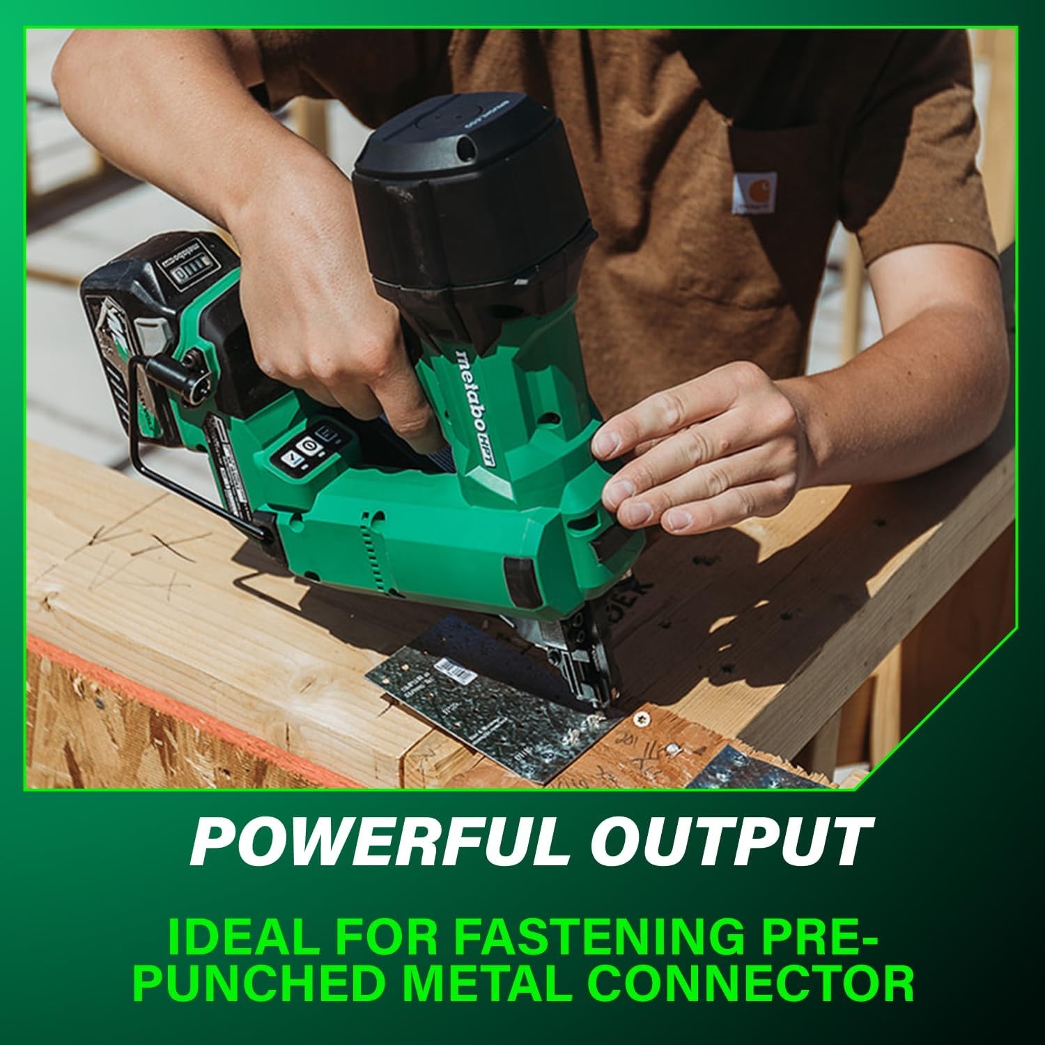Metabo HPT 36V MultiVolt Cordless Metal Connector Nailer, Power Tool MultiVolt 36V 2.5 Ah Li-ion battery, Pro Tools Innovation Award Winner, Drives 1-1/2″ to 2-1/2″ Nails, 900 per Charge, NR3665DA(18V  1-1/2-Inch – NR1838DKA)