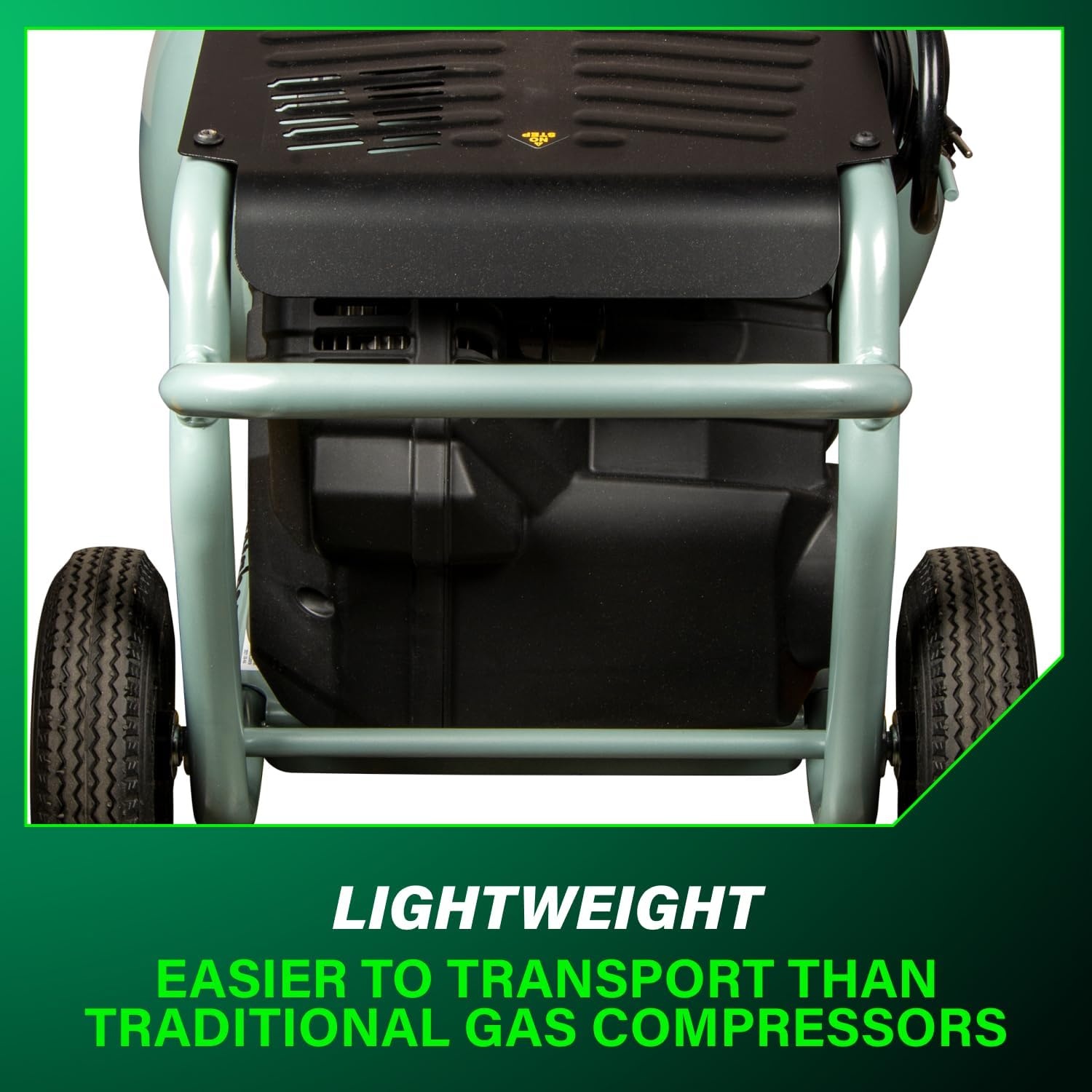 Metabo HPT Air Compressor, THE TANK, 8-Gallon Trolley Air Compressor, 225 PSI, Versatile for Use with Framing, Siding, Finish, or Roofing Nailers, Easy Mobility with Rubber Tires, EC1315S(THE TANK™ 8-Gal)