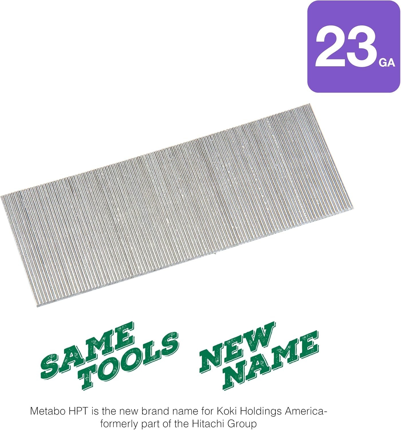 Metabo HPT Pin Nails | 1-Inch x 23 Gauge | Electro-Galvanized | 2,000 Count | 23002SHPT(1-3/8″ x 23 GA (Pack of 2))