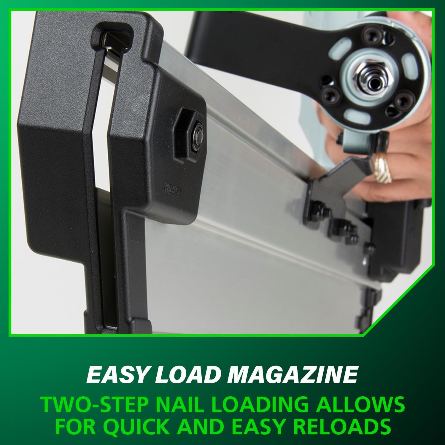 Metabo HPT Framing Nailer, Pro-Preferred Pneumatic Power Nailers in Framing Tools, Powerful Tool With Tool-less Depth Adjustment & Claw Tip, 21° 3-1/2″ Plastic Collated Nails, NR90AC5(Metabo HPT NR90AC5 Only)