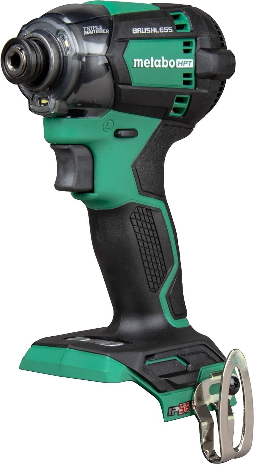 Metabo HPT Framing Nailer, Pro-Preferred Pneumatic Power Nailer & Framing Tool For Flooring, Roof Decking & More, Rapid Response Cylinder Valve, 21° 2″ to 3-1/4″ Plastic Collated Nails, NR83A5(S)(NR83A5(S) + BONUS Impact Driver Kit)
