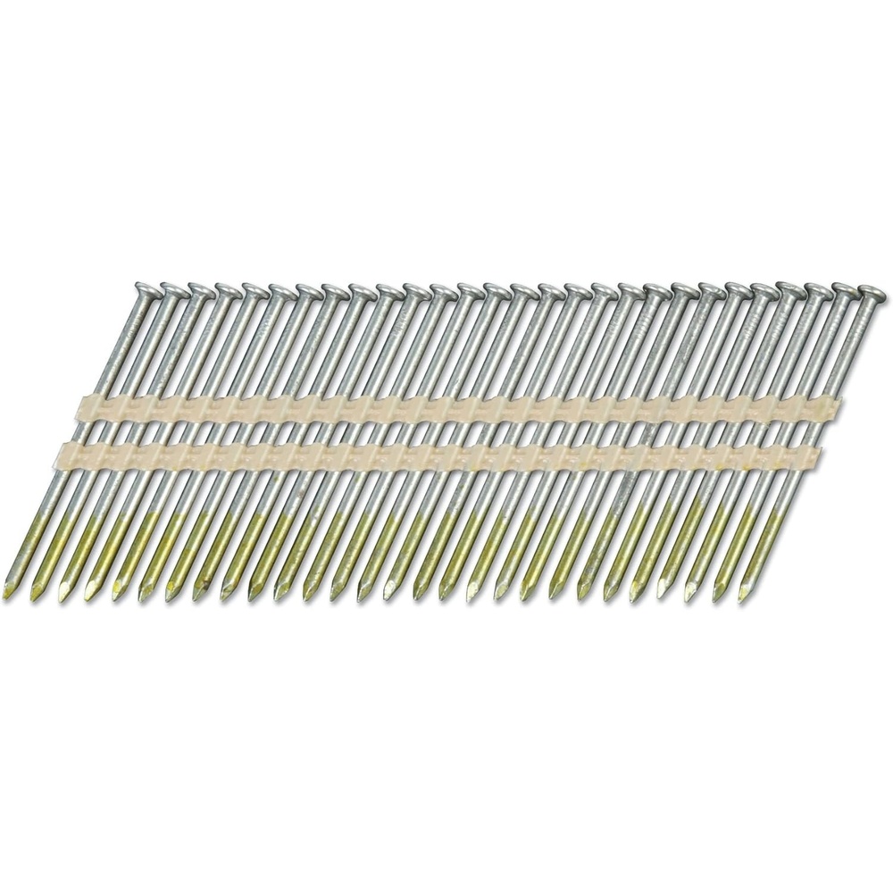 Metabo HPT 10143MHPT 2-3/8 In. x 0.148 Gauge Plastic 2M Bright Smooth Shank Round-Head Framing Nails For NR83A3 | Nr83A3(S) | NR90AEPR | 2000 Count