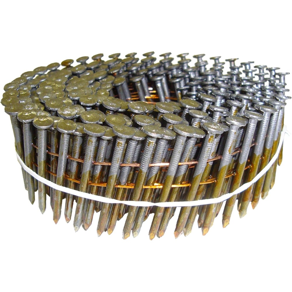 Metabo HPT 12410HPT 1-1/2″ x .113 Smooth Shank Heat Treated Bright Wire Coil Nails | 4500 Count