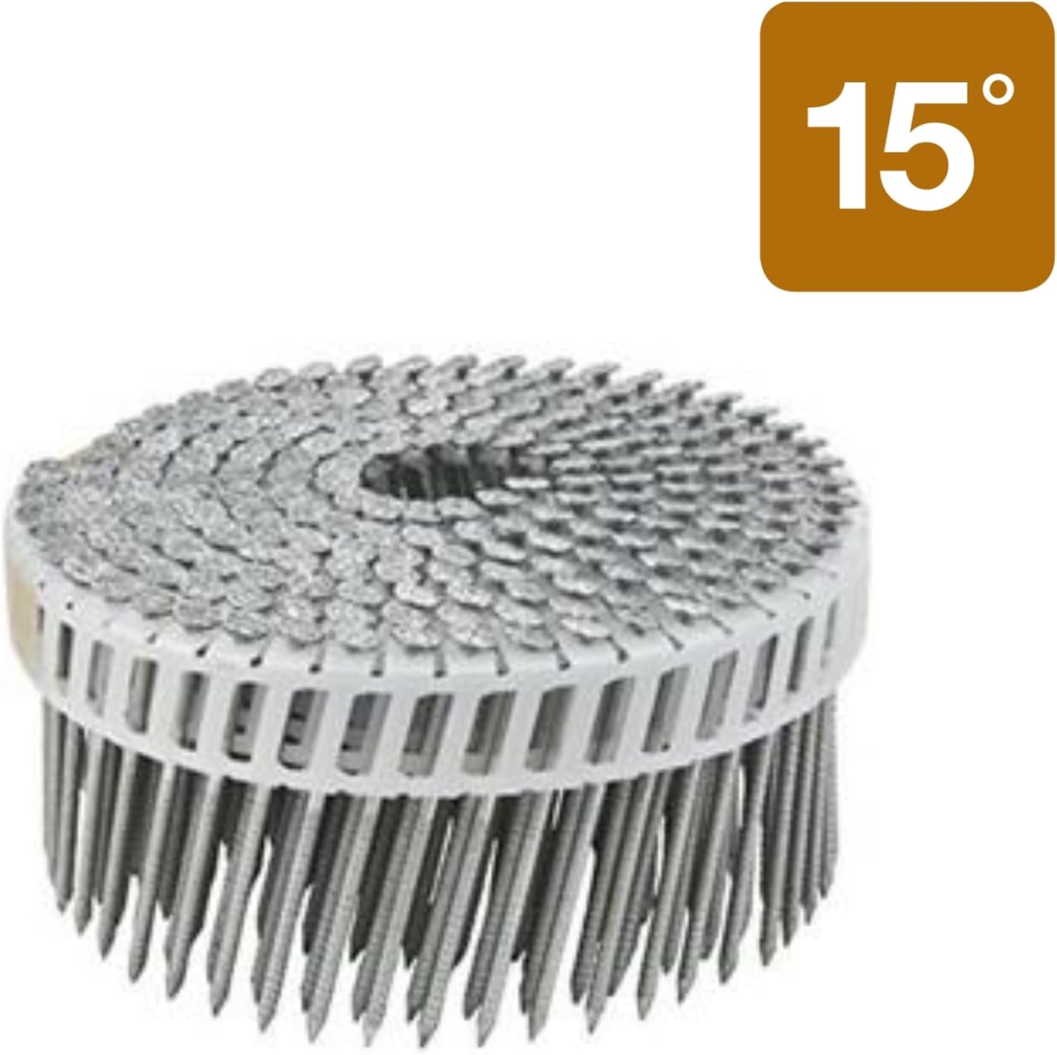 Metabo HPT 13376HPT Plastic Sheet Hot Dipped Galvanized Coil Fiber Cement Nails 2″ x .092 Rg | 6000 Count