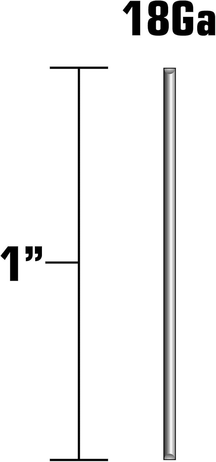 Metabo HPT Brad Nails | 1-Inch x 18 Gauge | Smooth | Electro Galvanized | 1,000 Count | 24102THPT(1-Inch x 18 GA)