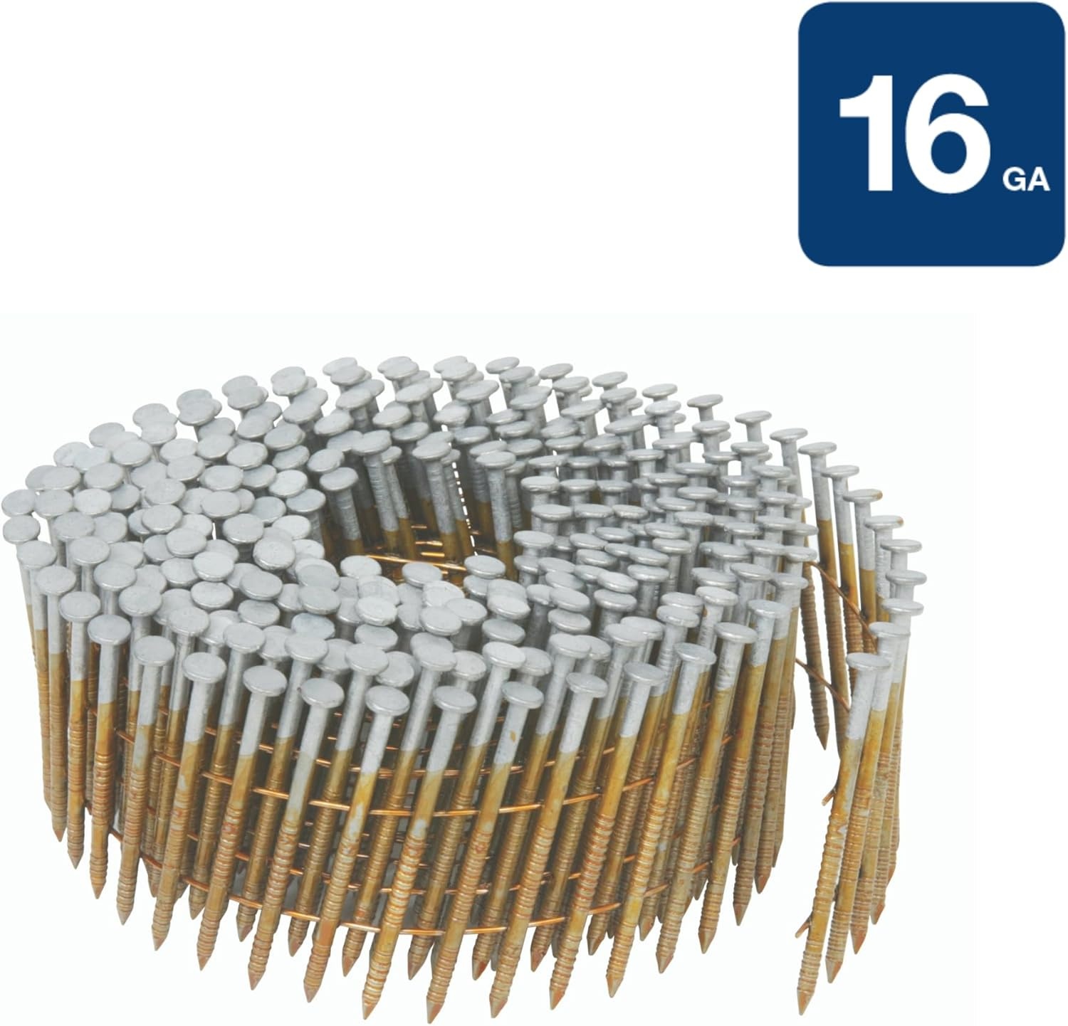 Metabo HPT 12700HPT Full Round Head Hot Dipped Galvanized Wire Coil Framing Nails 2″ x .099 Rg | 5000 Count