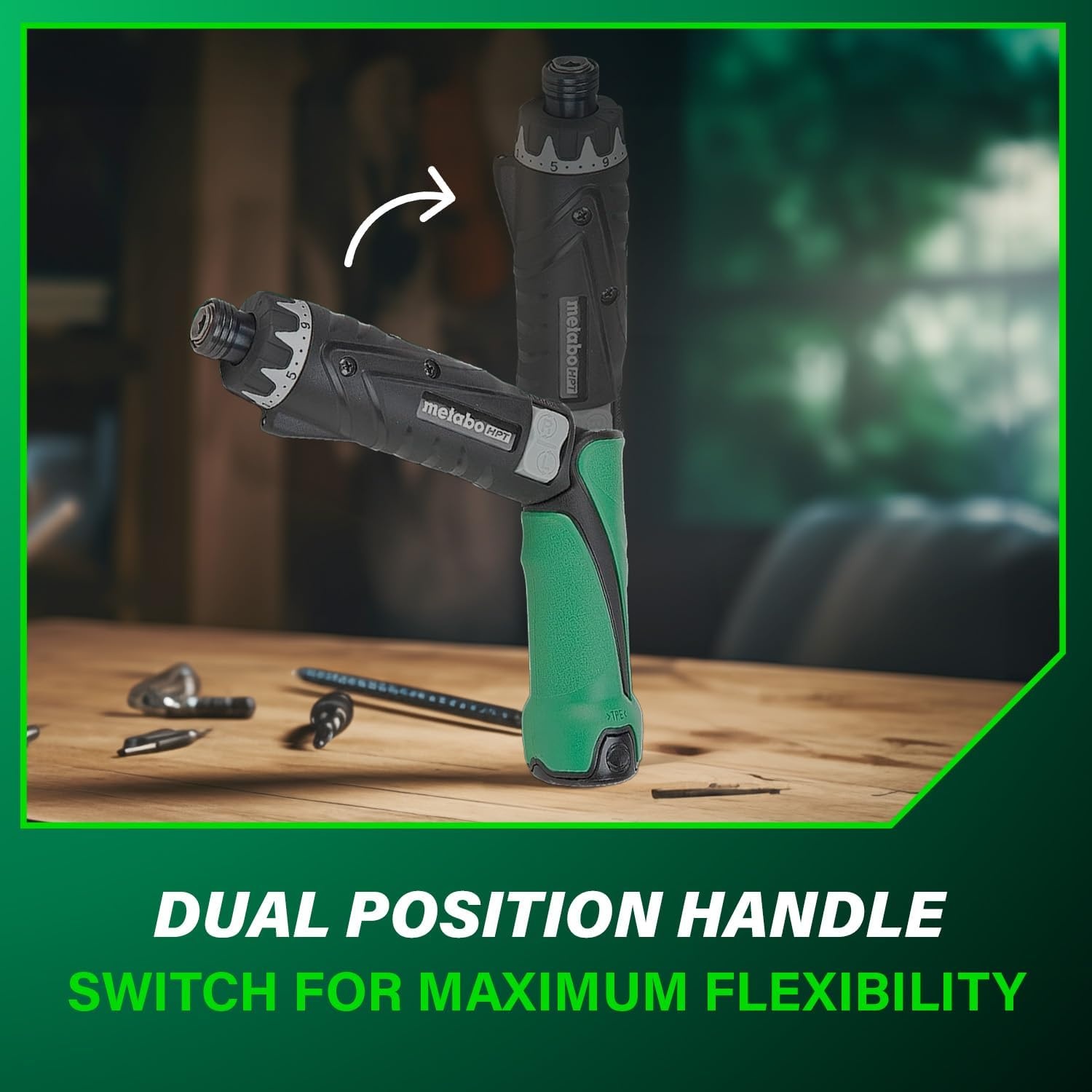 Metabo HPT 3.6V Lithium Ion Cordless Screwdriver Kit, Compact and Lightweight Power Screwdriver with 2 x 1.5Ah Batteries and Quick Charger, 21 + 1 Clutch Settings and Built-In LED Light, DB3DL2(DB3DL2 Only)