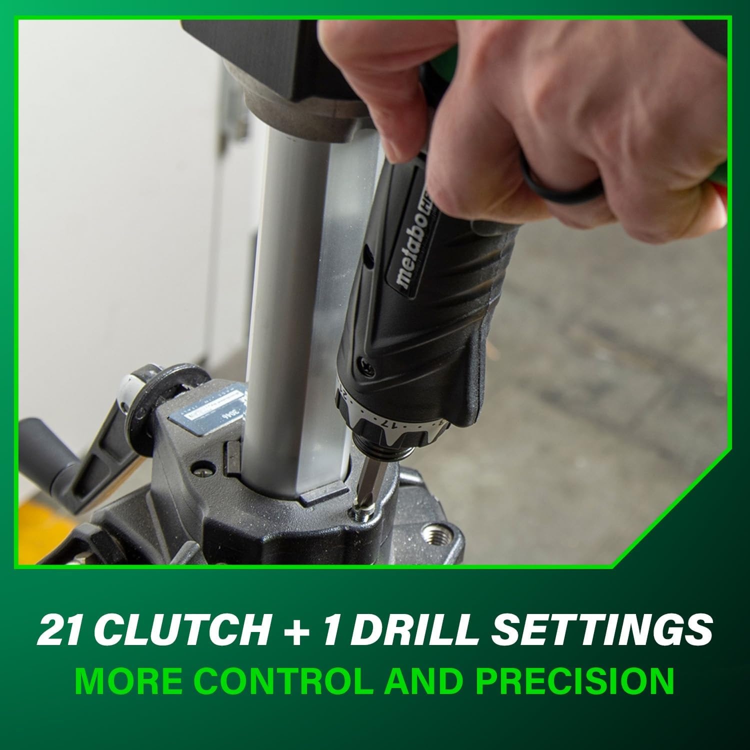 Metabo HPT 3.6V Lithium Ion Cordless Screwdriver Kit, Compact and Lightweight Power Screwdriver with 2 x 1.5Ah Batteries and Quick Charger, 21 + 1 Clutch Settings and Built-In LED Light, DB3DL2(DB3DL2 Only)