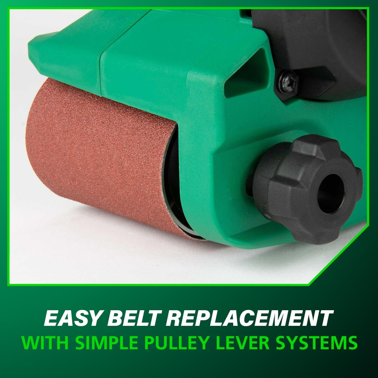 Metabo HPT 36V MultiVolt Cordless Brushless 3″ x 21″ Belt Sander, Power Sander Kit, Variable Speed, Auto Mode, Compatible with 18V/36V Metabo HPT Battery or AC Adapter, Tool Body Only, SB3608DAQ4(SB3608DAQ4 (36V MultiVolt™ Cordless))