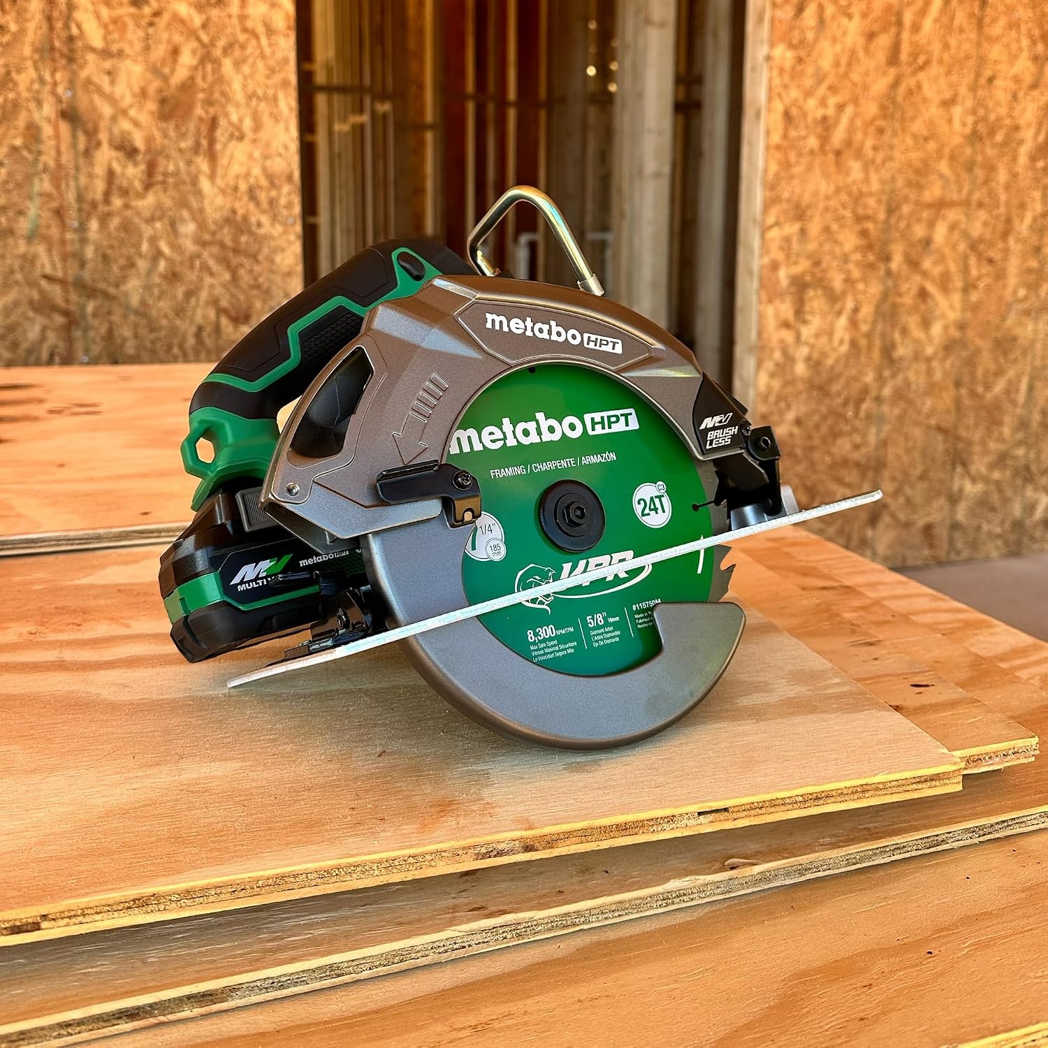 Metabo HPT 36V MultiVolt™ 7-1/4-Inch Circular Saw w/Torque Boost Technology, C3607DB(No Size)