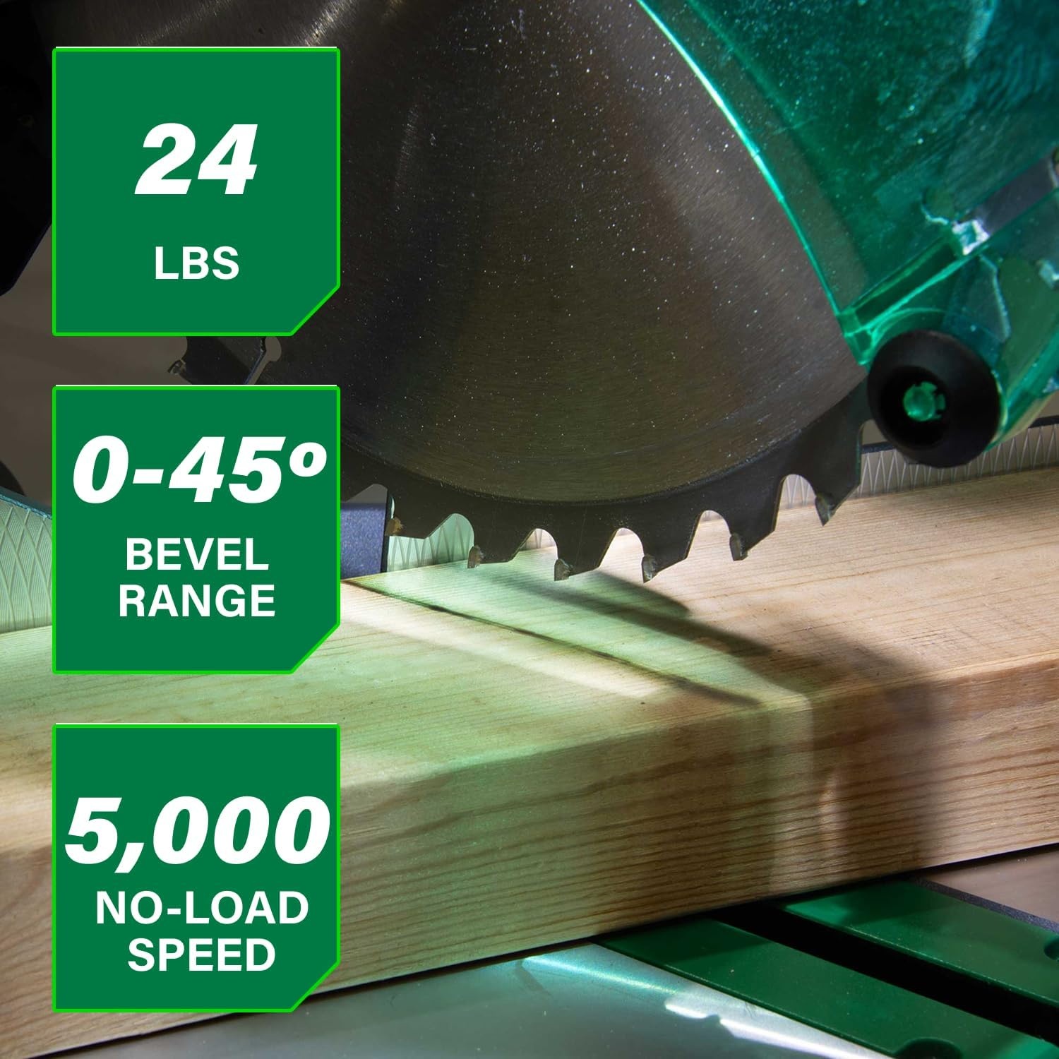 Metabo HPT 10-Inch Single Bevel Compound Miter Saw, 15-Amp Power Saw with Xact Cut Shadow Line, Precision Miter Angles, Single Bevel 0-45°, 40T TCT Miter Saw Blade, Lightweight Design, C10FCG2(C10FCG2 – Next Gen Model)