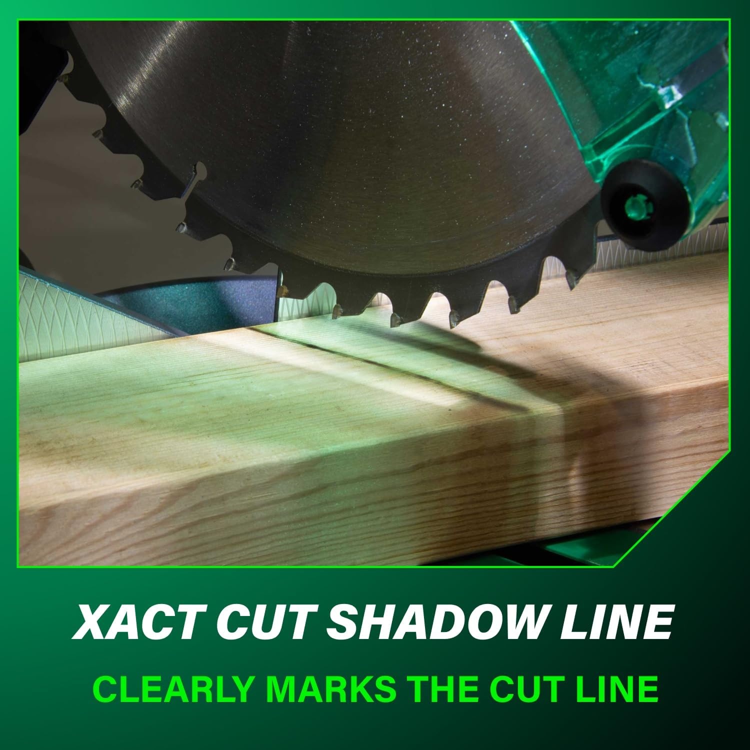 Metabo HPT 10-Inch Single Bevel Compound Miter Saw, 15-Amp Power Saw with Xact Cut Shadow Line, Precision Miter Angles, Single Bevel 0-45°, 40T TCT Miter Saw Blade, Lightweight Design, C10FCG2(C10FCG2 – Next Gen Model)