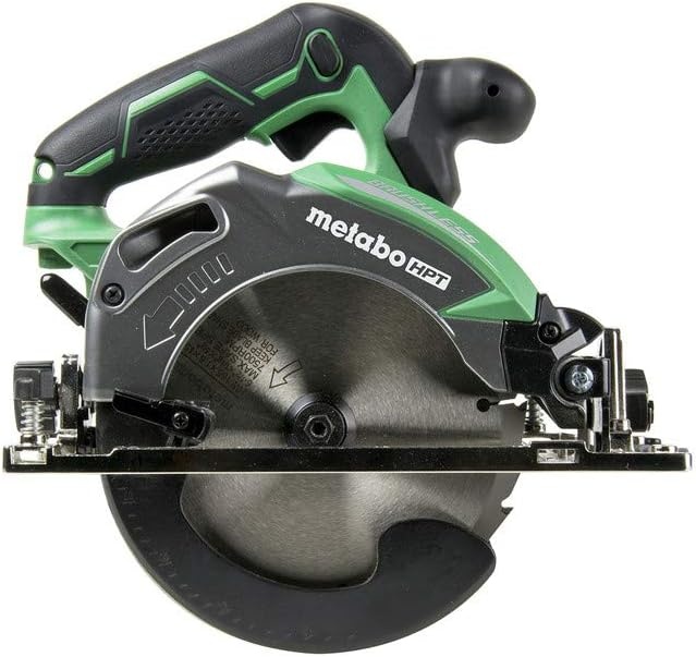 Metabo HPT Cordless Circular Saw | Tool Only | No Battery | 18V | 6-1/2″ Deep Cut Design | Brushless Motor | Lifetime Tool Warranty | C18DBALQ4