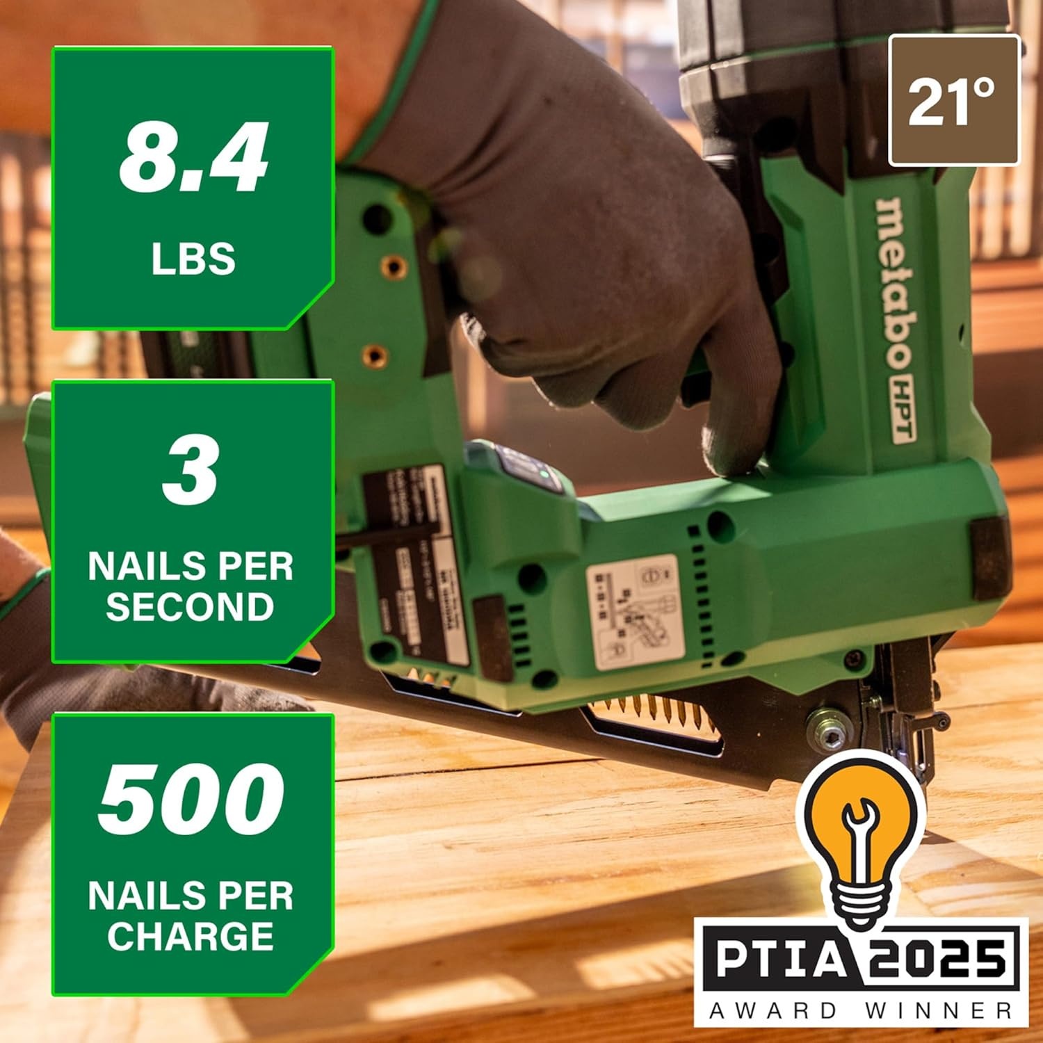 Metabo HPT 18V MultiVolt Cordless 21° Framing Nailer Kit, 3-1/2″ Plastic Strip Framing Cordless Nailer, Power Tool with 4.0Ah Lithium Ion Battery, Drives 2″ to 3-1/2″ Nails, NR1890DRA(NR1890DRA – Lighter  Smaller  & More Powerful)