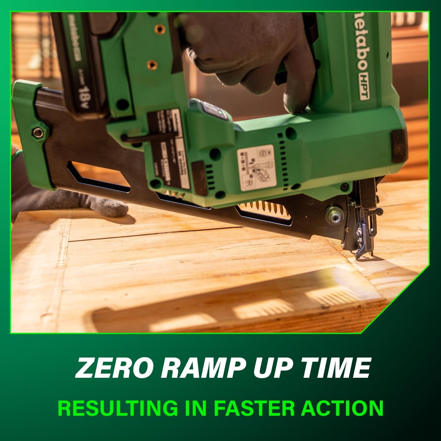 Metabo HPT 18V MultiVolt Cordless 21° Framing Nailer Kit, 3-1/2″ Plastic Strip Framing Cordless Nailer, Power Tool with 4.0Ah Lithium Ion Battery, Drives 2″ to 3-1/2″ Nails, NR1890DRA(NR1890DRA – Lighter  Smaller  & More Powerful)
