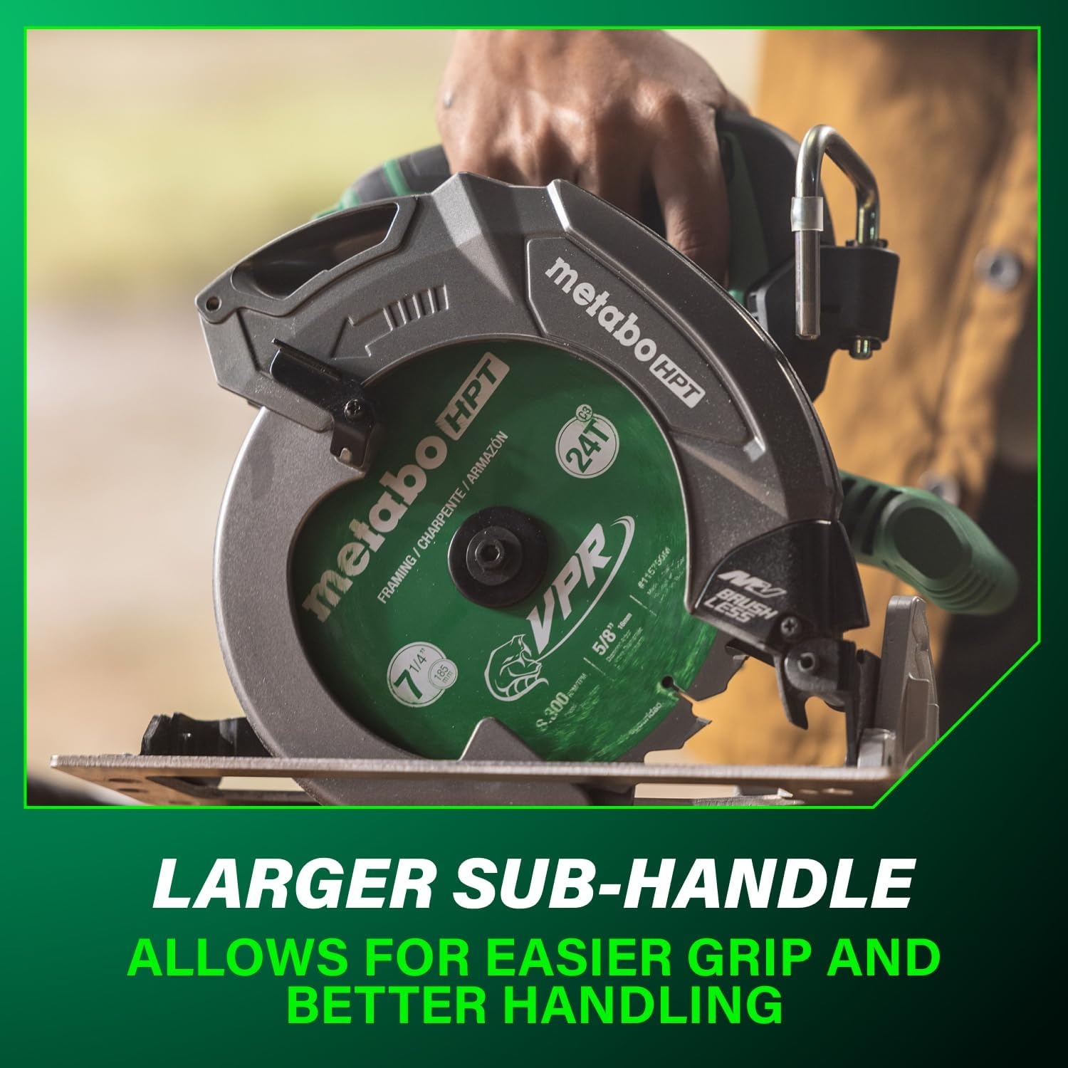 Metabo HPT 36V MultiVolt™ Cordless Circular Saw | 7-1/4-in | Tool Body Only | C3607DAQ4(C3607DBQ4 (Next Gen Model))
