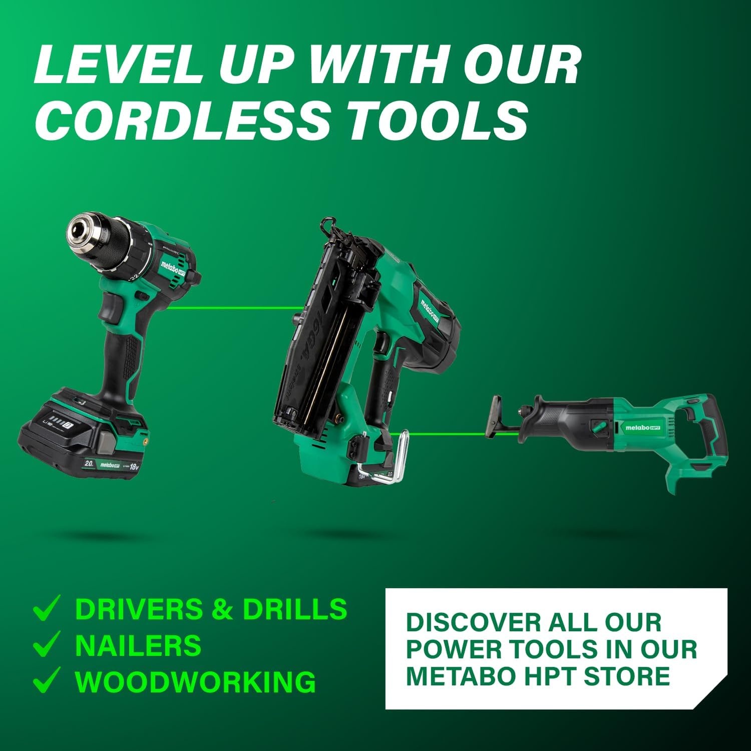 Metabo HPT 18V MultiVolt Cordless Reciprocating Saw, Orbital Cut Mode, 36% Less Vibration, 1-1/8″ Stroke Length, 3,000 SPM, LED Light, Tool Body Only, CR18DBQ4(CR18DBQ4 (Next Gen Model))