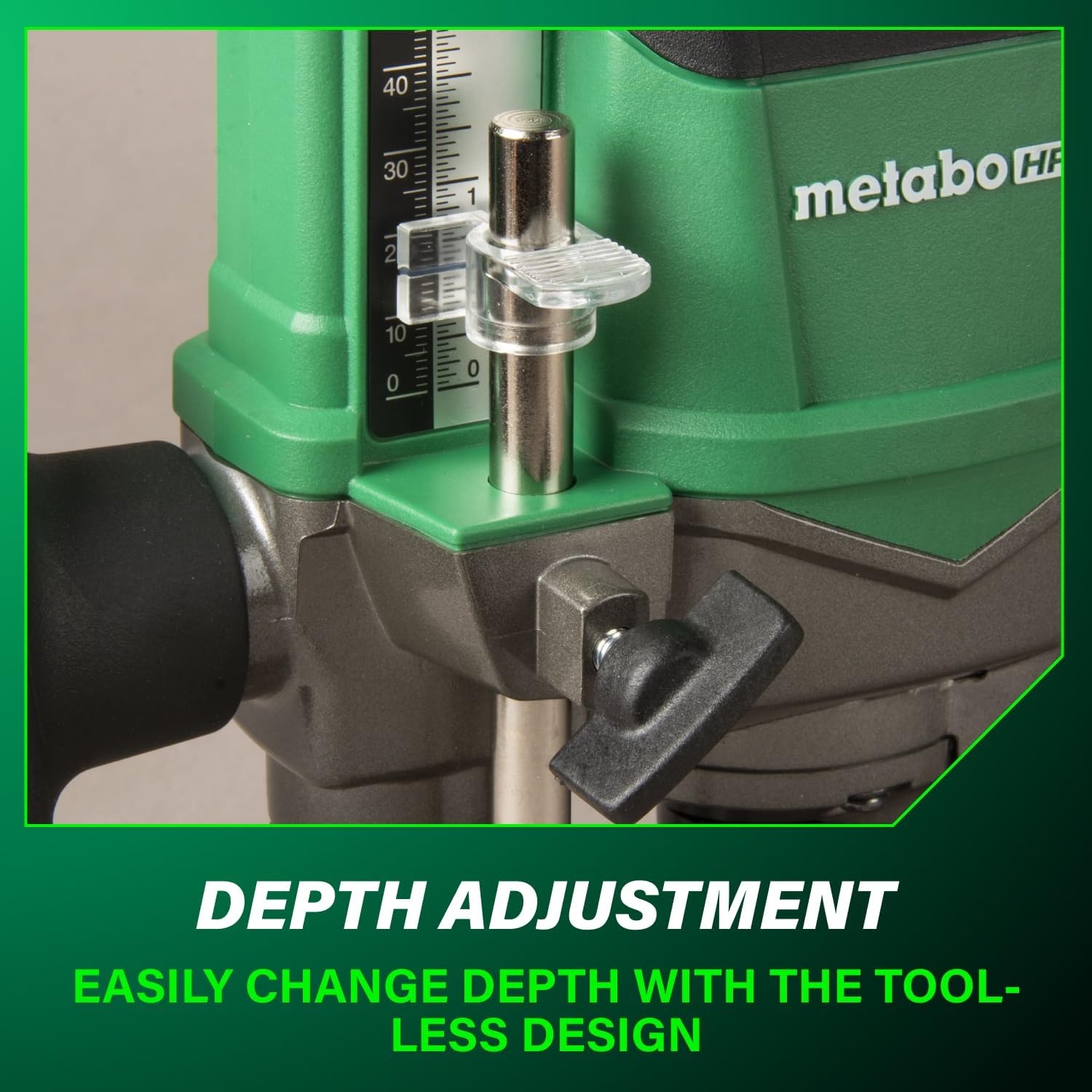 Metabo HPT Cordless Plunge Router, 36V Variable Speed Router, Up to 46 Feet per Minute, Lightweight Design, LED Work Light, 2020 Pro Tools Innovation Award Winner, Tool Body Only, M3612DAQ4(M3612DAQ4 (Tool Only))