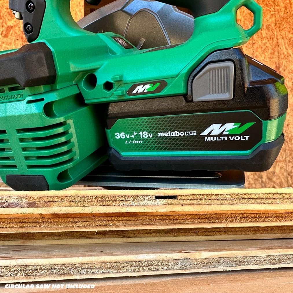 Metabo HPT MultiVolt Battery | 36V/18V, 2.5Ah/5.0Ah, Lithium Ion, Slide Style | 371751M(Next Gen 18V/36V MultiVolt™ Battery)