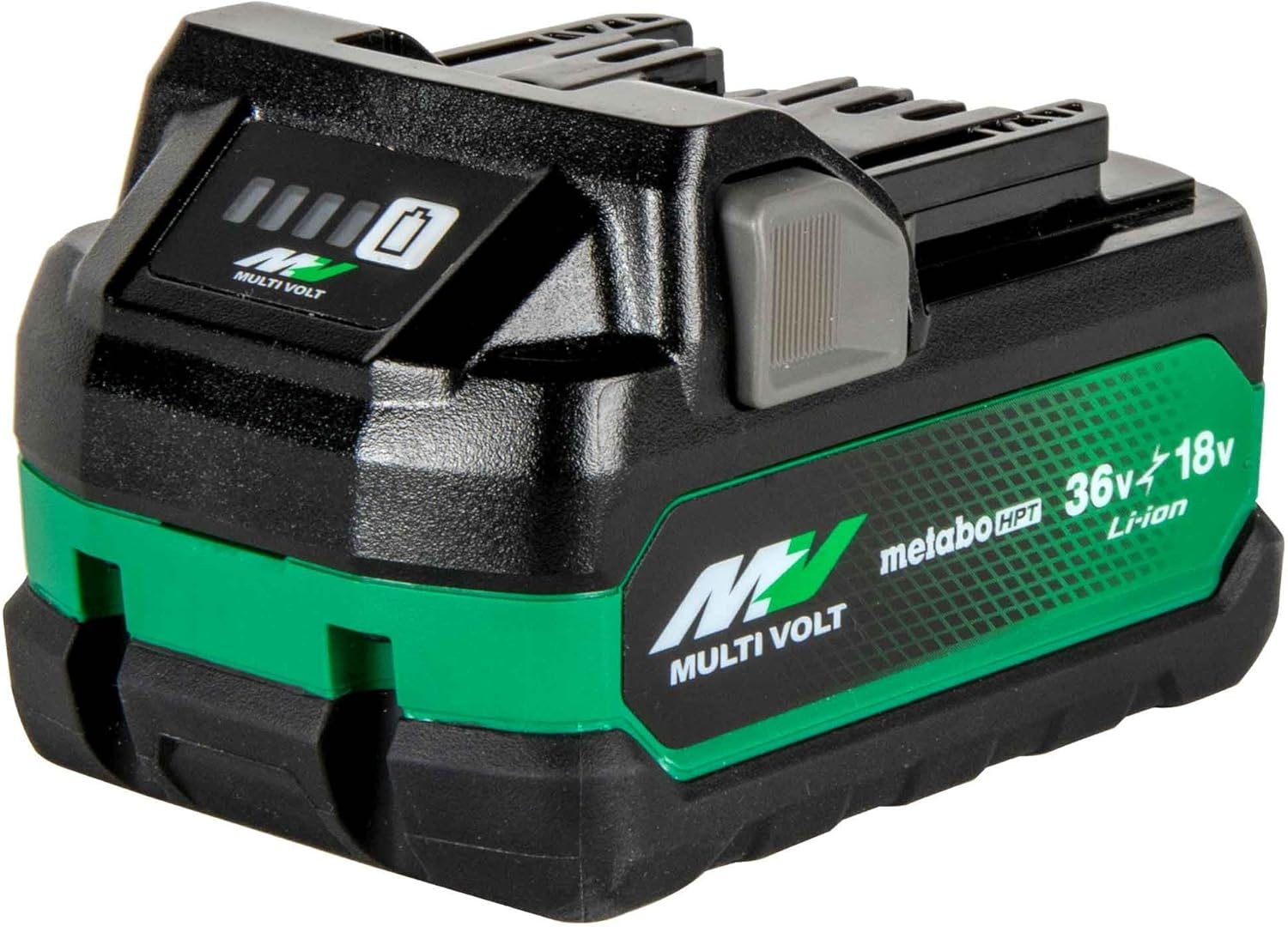 Metabo HPT MultiVolt Battery | 36V/18V, 2.5Ah/5.0Ah, Lithium Ion, Slide Style | 371751M(Next Gen 18V/36V MultiVolt™ Battery)