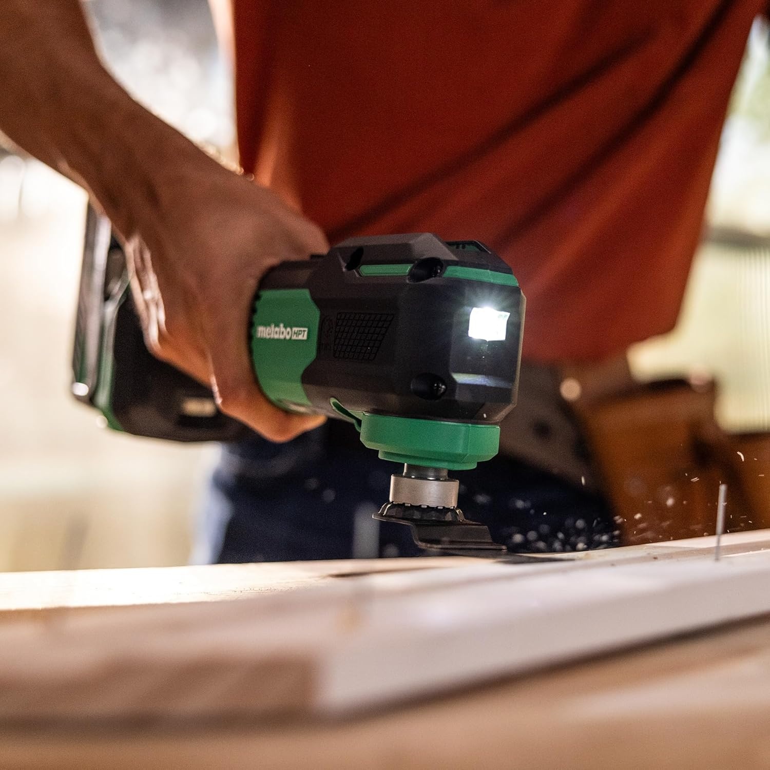 Metabo HPT 18V MultiVolt Cordless Oscillating Multi-Tool, Low Vibration Design, Universal Design, 6 Speed Settings, User Vibration Protection, Starlock, Tool Body Only, CV18DAQ4(CV18DAQ4 – Next Gen Model)