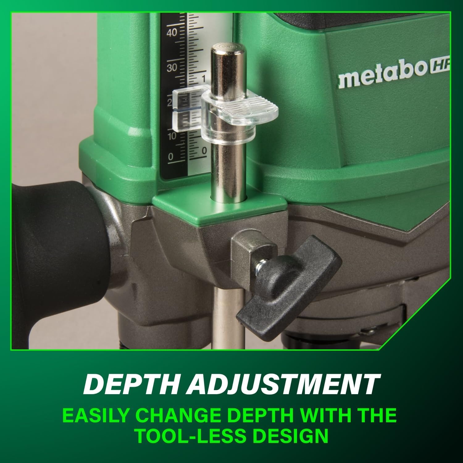 Metabo HPT Cordless Plunge Router, 36V Variable Speed Router, Up to 46 Feet per Minute, Lightweight Design, LED Work Light, 2020 Pro Tools Innovation Award Winner, Tool Body Only, M3612DAQ4(M3612DA (Kit))