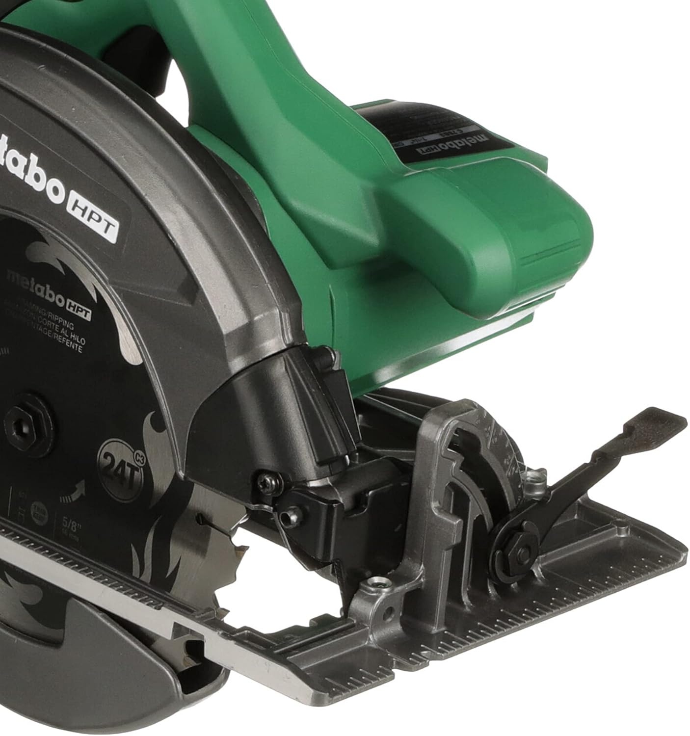 Metabo HPT 7-1/4-Inch Circular Saw Kit | 6,000 Rpm, 15-Amp Motor | Integrated Dust Blower | 24T Premium Framing/Ripping Blade | Single Handed Bevel Adjustment | C7SB3(Metabo HPT C7SB3 Circular Saw)