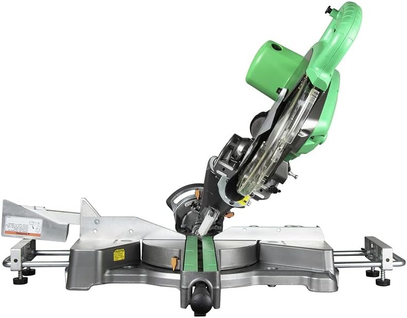 Metabo HPT 10-Inch Sliding Compound Miter Saw, Adjustable Laser Guide, Double Bevel, Electronic Speed Control, 12 Amp Motor, Electric Brake (C10FSHS)(Miter Saw Only)