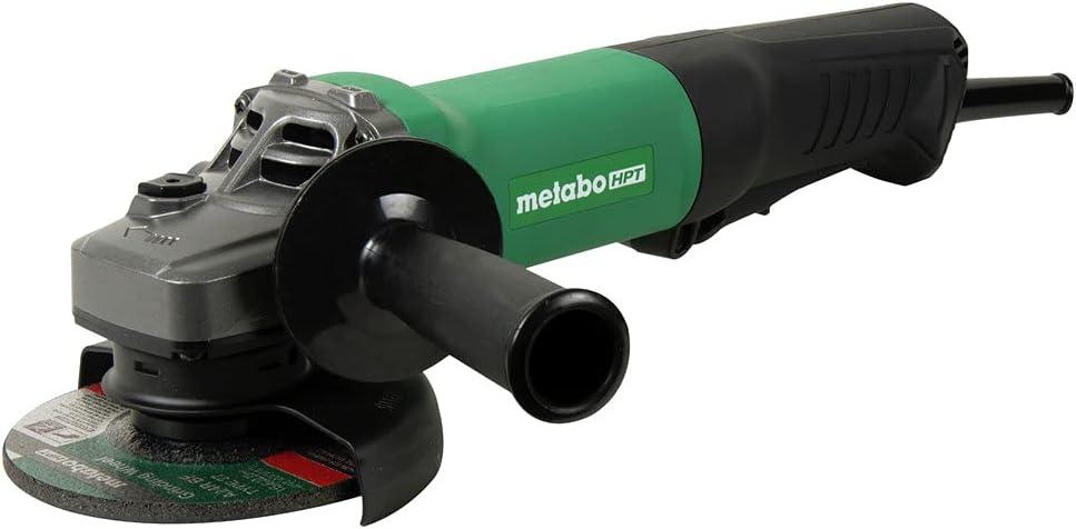 Metabo HPT Angle Grinder, 4.5-Inch, 10.5 Amp, Paddle Switch | G12SE3