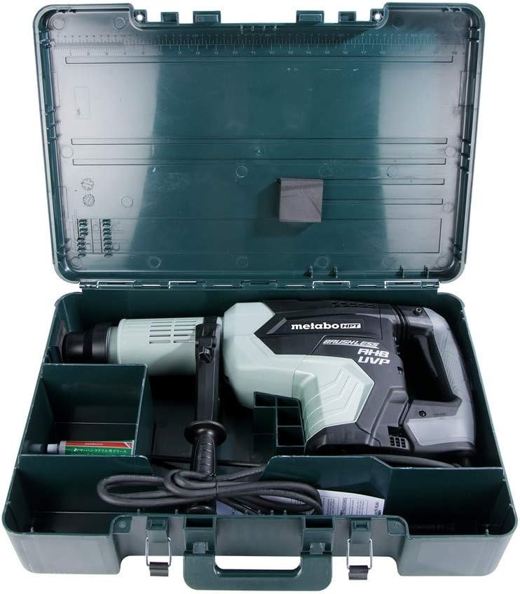 Metabo HPT Rotary Hammer Drill, 2-1/16-Inch, SDS Max, AC Brushless Motor, AHB Aluminum Housing Body, UVP User Vibration Protection (DH52MEY)