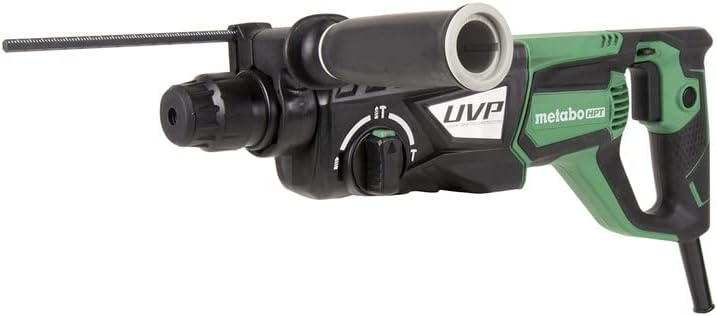 Metabo HPT Rotary Hammer, 1-1/8″, SDS Plus, 3-Mode, D-Handle, User Vibration Protection (DH28PFY)