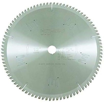 Metabo HPT 726102M 90-Teeth Tungsten Carbide Tipped 12″ Tcg 1″ Arbor Finish Saw Blade