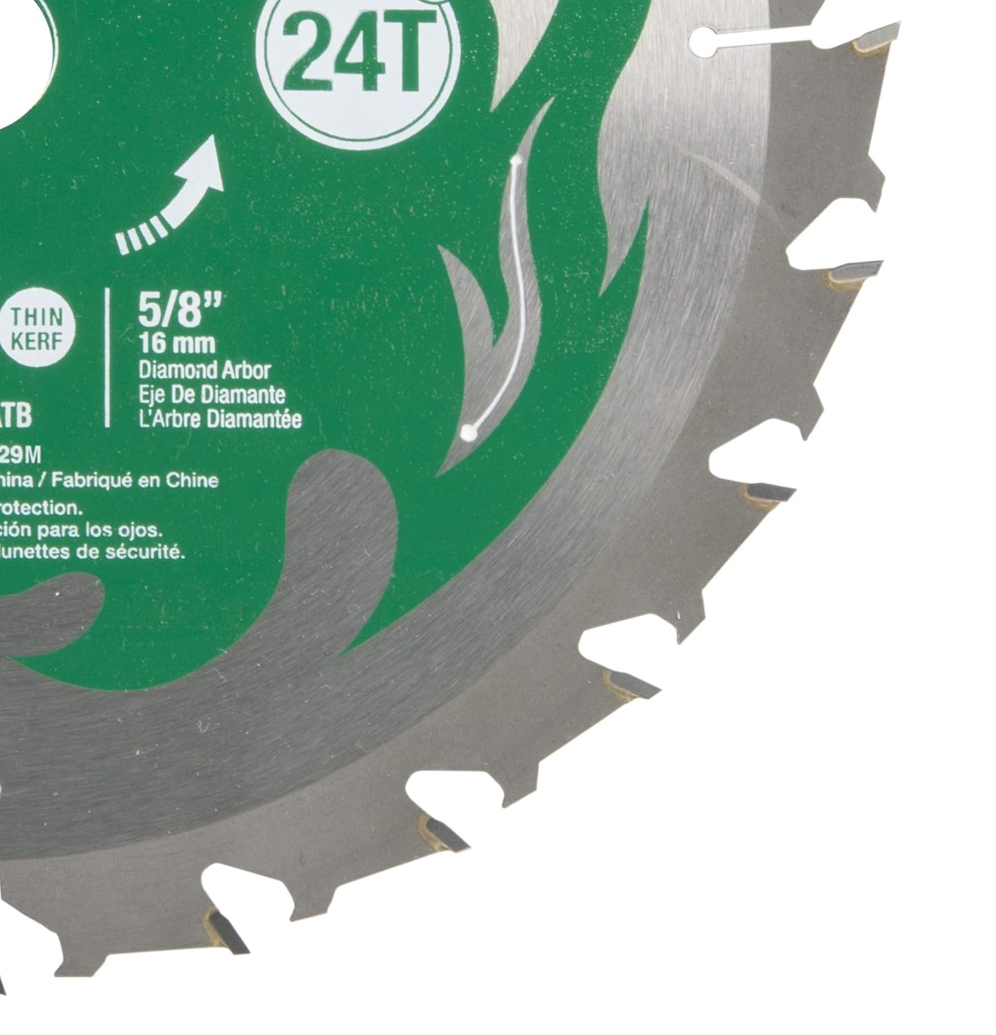 Metabo HPT Circular Saw Blade, 7-1/4″, 24T, Framing/Ripping, VPR Blade w/Tungsten Carbide Tips (115429M)