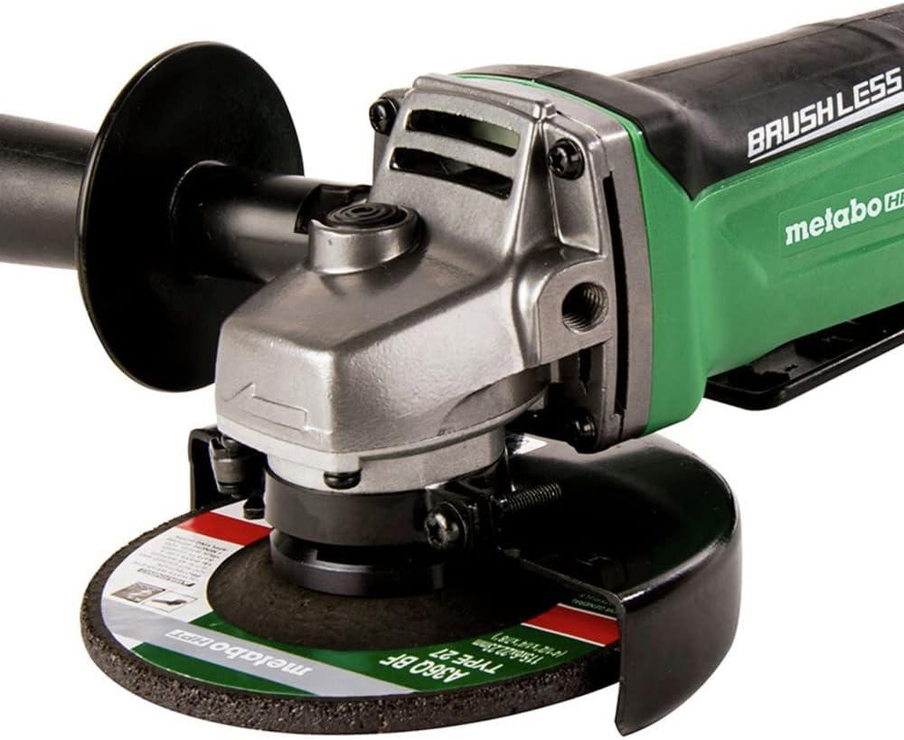 Metabo HPT 18V MultiVolt™ Cordless Angle Grinder | 4-1/2-Inch | Tool Only – No Battery | Paddle Switch | G18DBALQ4(Metabo HPT G18DBALQ4)