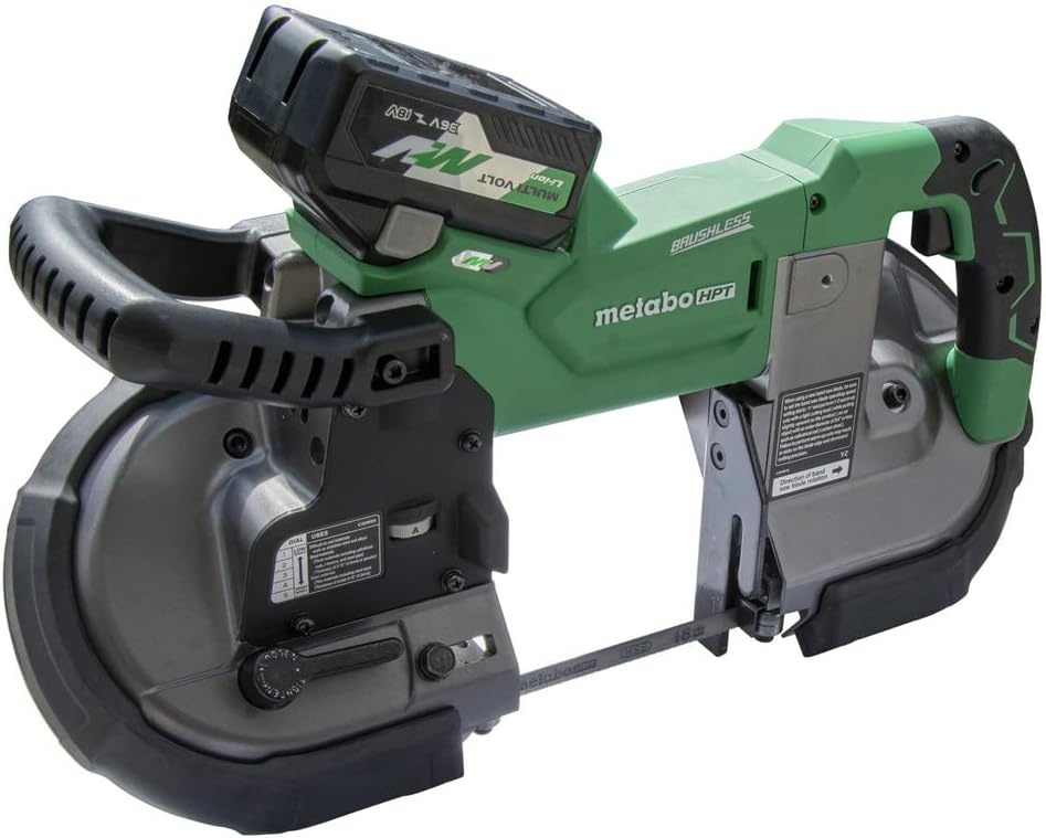 Metabo HPT 36V MultiVolt™ Cordless Band Saw Kit | Deep Cut Capacity | Variable Speed | CB3612DA