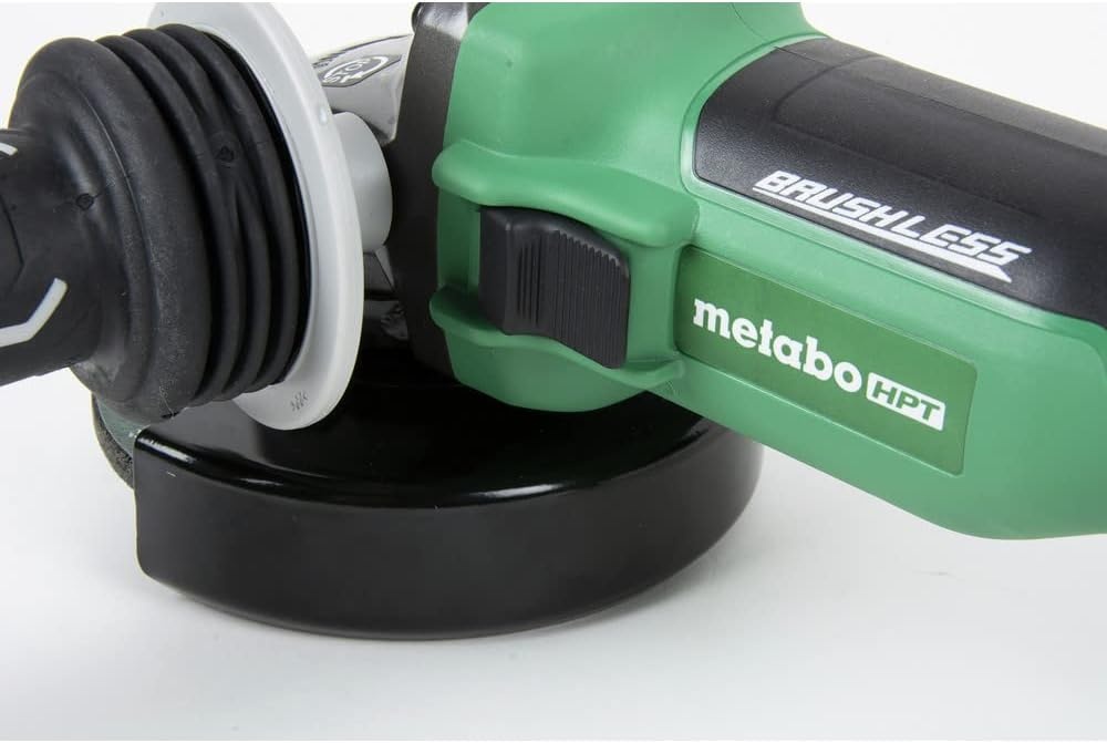 Metabo HPT 36V MultiVolt Brushless Angle Grinder | 4-1/2-Inch | Slide Switch | Tool Body Only | G3612DAQ6
