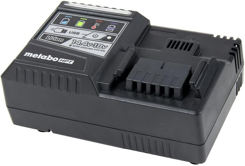 Metabo HPT MultiVolt Battery and Charger Starter Kit | 36V/18V | 4.0Ah/8.0Ah | Lithium Ion | Slide Style | Charger includes Built-in USB Port | UC18YSL3B1(MultiVolt Battery and Charger Starter Kit)