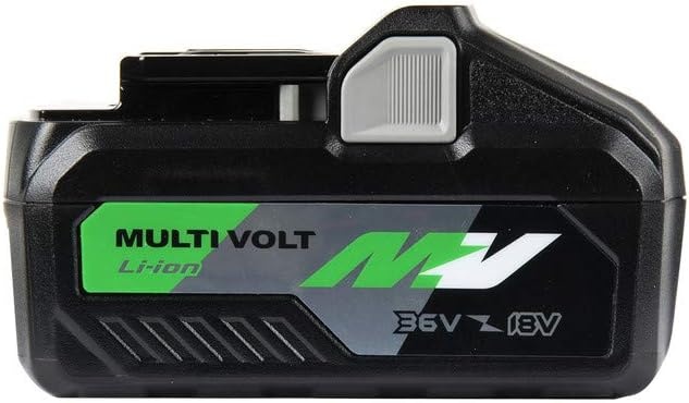 Metabo HPT MultiVolt Battery | 36V/18V, 4.0 Ah/8.0 Ah, Lithium Ion, Slide Style | 372121M
