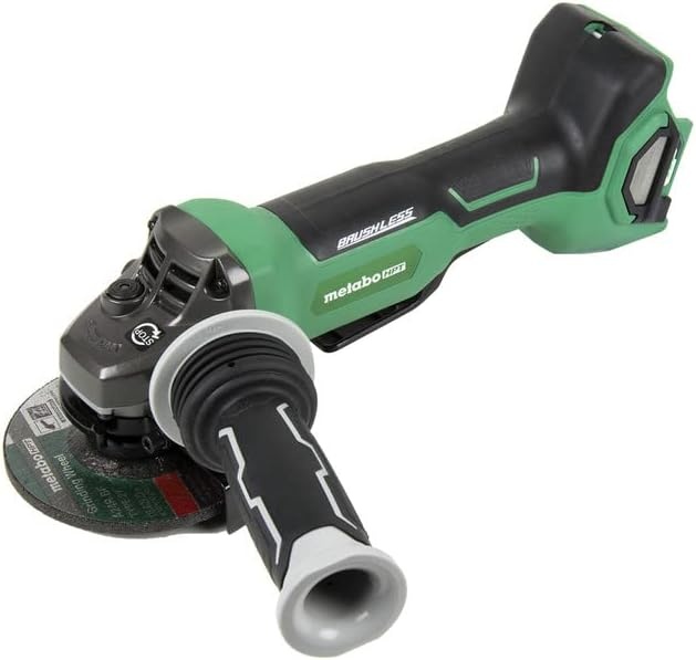 Metabo HPT 36V MultiVolt™ Cordless 4-1/2-Inch Grinder | Tool Only – No Battery | Paddle Switch | G3612DBQ6