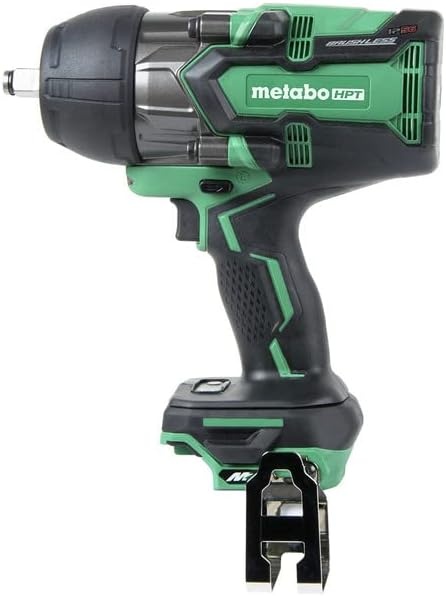 Metabo HPT 36V MultiVolt Impact Wrench | Tool Only – No Battery | 1/2-in Square Drive | High-Torque | Brushless Motor | WR36DBQ4, Green