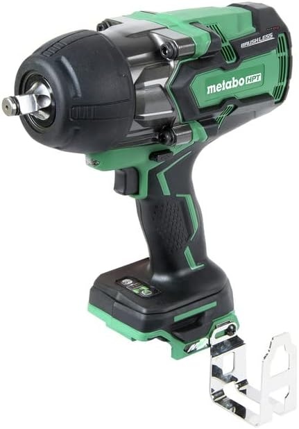 Metabo HPT 36V MultiVolt Impact Wrench | Tool Only – No Battery | 1/2-in Square Drive | High-Torque | Brushless Motor | WR36DBQ4, Green