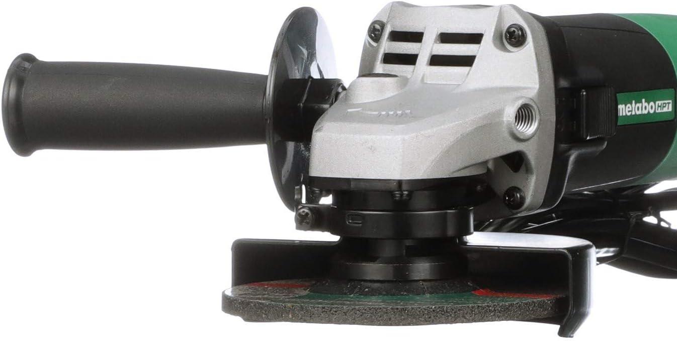 Metabo HPT 4-1/2-Inch Angle Grinder, Includes 5 Grinding Wheels & Hard Case, 6.2-Amp Motor, Compact & Lightweight, G12SR4(Pack of 3)