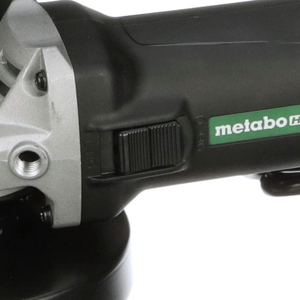 Metabo HPT 4-1/2-Inch Angle Grinder, Includes 5 Grinding Wheels & Hard Case, 6.2-Amp Motor, Compact & Lightweight, G12SR4(Pack of 1)