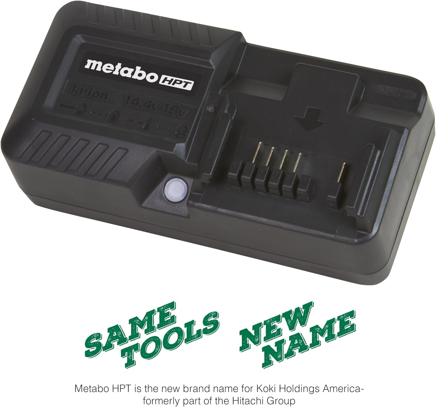 Metabo HPT Battery Charger | 18V Lithium-Ion | Slide Style | UC18YKSLM
