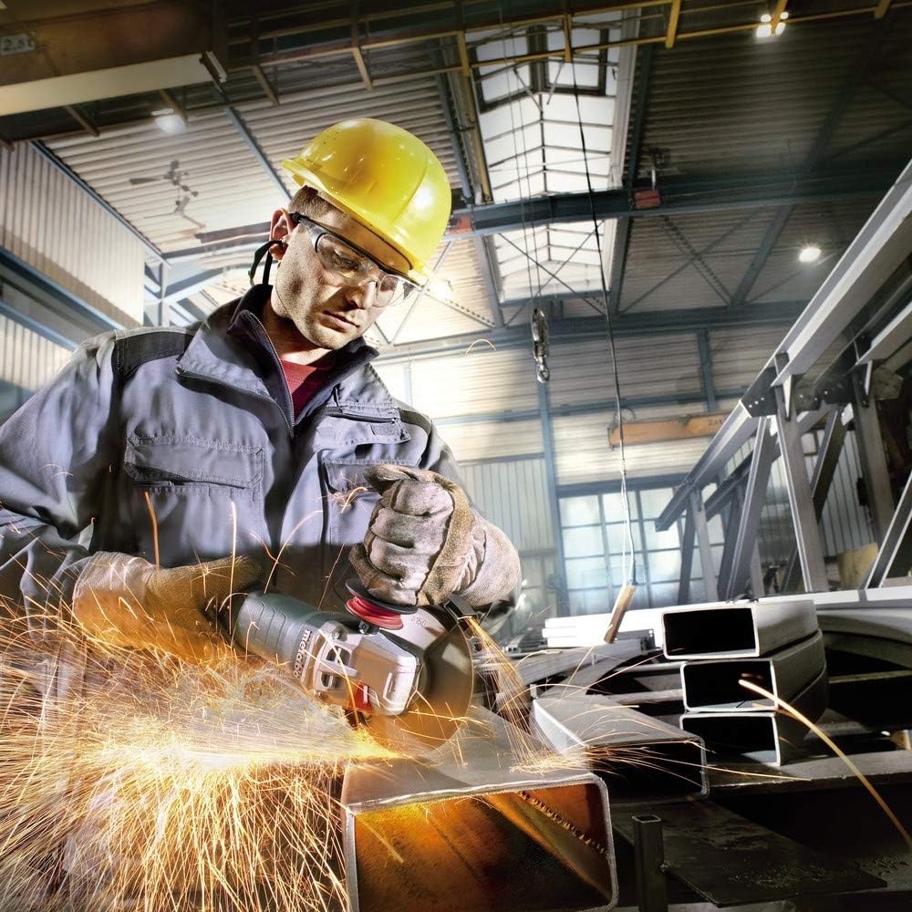Metabo HPT WE 15-150 Quick 6-Inch Angle Grinder, 9,600 RPM, 13.5 Amp, Lock-On Switch, 646464420(Lock-on Switch)