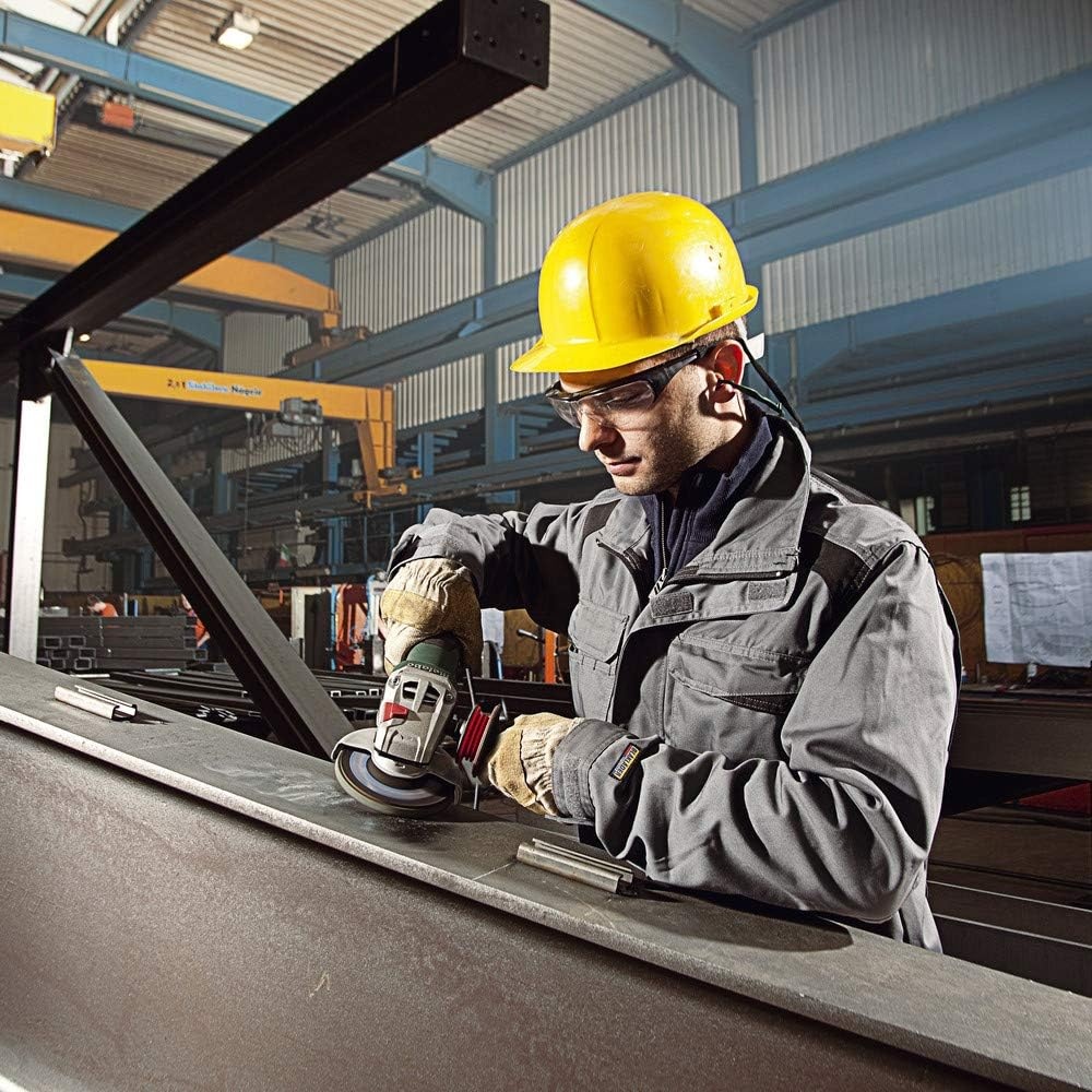 Metabo HPT WE 15-150 Quick 6-Inch Angle Grinder, 9,600 RPM, 13.5 Amp, Lock-On Switch, 646464420(Lock-on Switch)