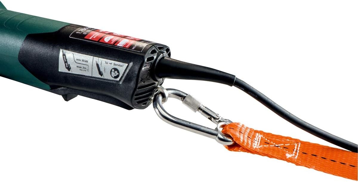 Metabo HPT WPB 13-125 Quick DS 4-1/2-Inch / 5-Inch Angle Grinder, 11,000 RPM, 12 Amp, Non-Locking Paddle Switch, Drop Secure, 646437420(Metabo WPB 13-125 Quick DS)