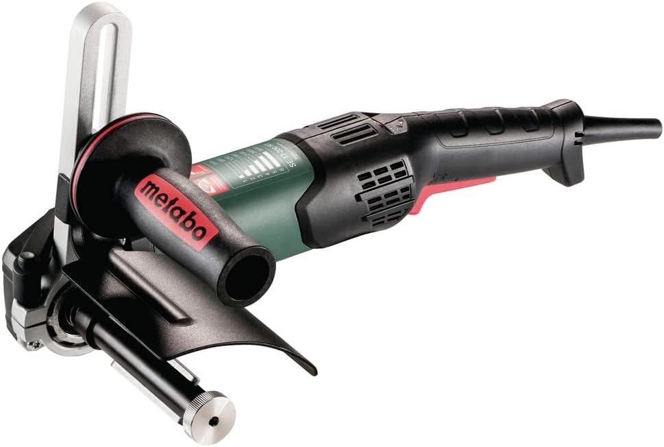 Metabo HPT SE 17-200 RT Set Burnishing Machine, Metal Polishing Tool with High Torque Motor, 14.5 Amp, Vario-Tacho-Constamatic Control, Motor with Dust Protection, Made in Germany, 646259620(Metabo SE 17-200 RT)