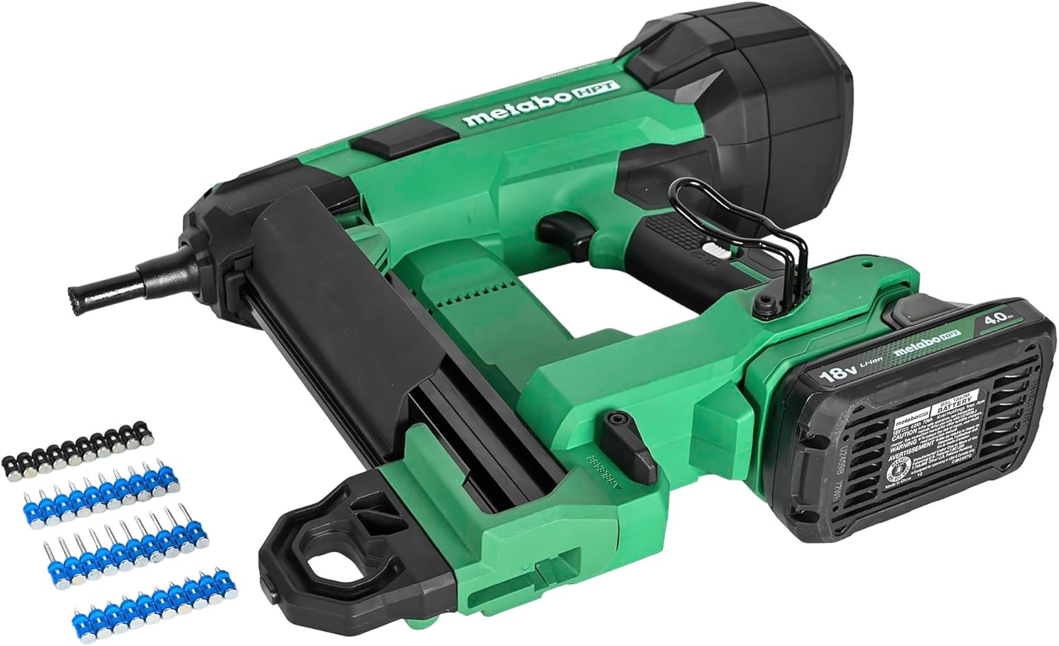 Metabo HPT 18V Cordless Concrete Pin Nailer Kit, Highest Impact Energy in its Class (110 Joules), Compatible with Other Brands Pins, 1/2-Inch to 1-9/16-Inch Nail Length, NC1840DA